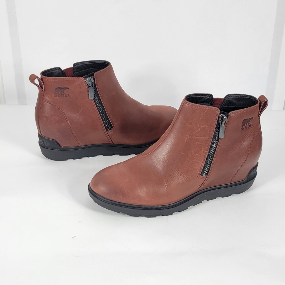 Sorel Chestnut Ankle Booties#789 Size 11 - Picture 2 of 11